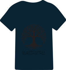 Creative vector of t-shirt design