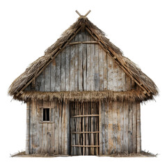 Naklejka premium Hut on transparent background