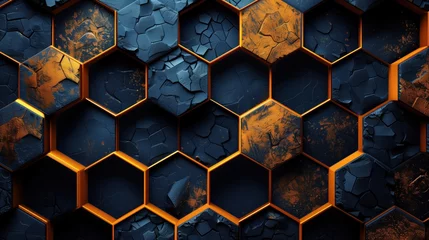 Tapeten Hexagon or Honeycomb shield © PT