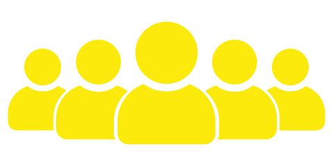 people, group, team, friendship, leadership icon fill.