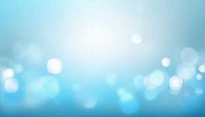 Abstract light blue blurred background for presentation with beautiful round bokeh
