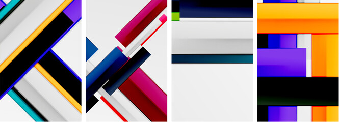 Stripes and lines poster abstract backgrounds. Vector illustration For Wallpaper, Banner, Background, Card, Book Illustration, landing page