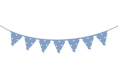 Obraz premium blue ribbon birthday party 