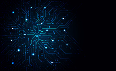 Circuit board. High-tech technology background. Cyber connection electronic. Networking connections background