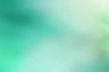 Obraz premium Abstract gradient smooth Blurred Smoke Aquamarine Green background image