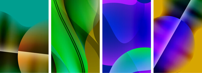 Abstract colors. Abstract backgrounds for wallpaper, business card, cover, poster, banner, brochure, header, website