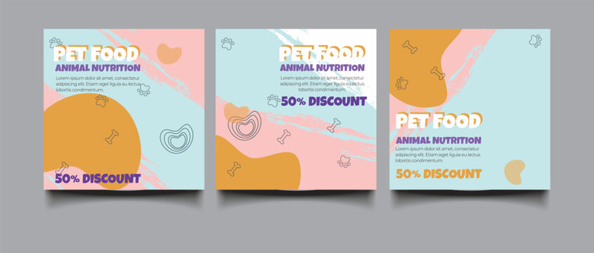 Animal food social media post