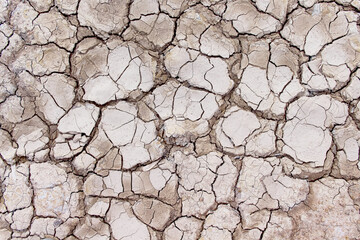 Earth cracked texture brown background