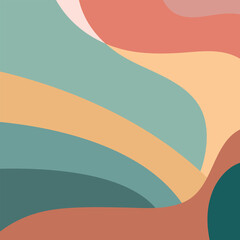 Colorful poster background. art print for beauty, fashion and natural products, wellness, wedding and event.