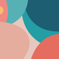 Colorful poster background. art print for beauty, fashion and natural products, wellness, wedding and event.