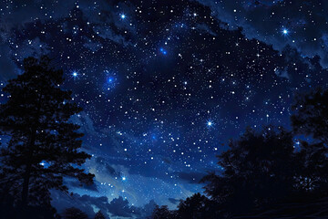 Stars in the Night Sky