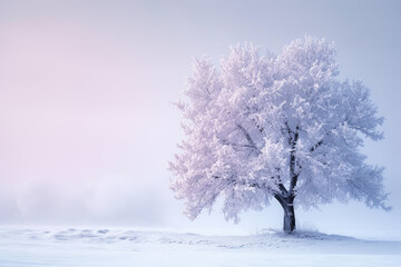 Tranquil Winter Background: Neutral and Soothing, Emanating Harmony