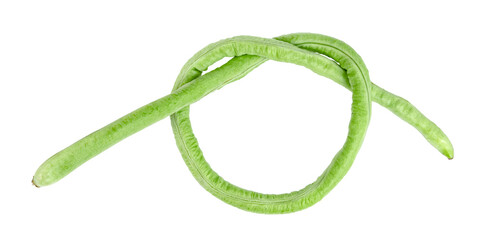 Long bean or cowpea isolated