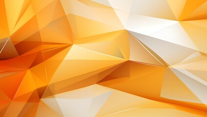 Abstract background of intersecting lines and polygons in yellow colors
