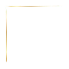 Obraz premium Aesthetic golden corner, certificate corner