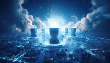 nuclear energy background, future innovation