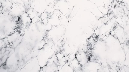 Poster Elegant white marble texture with delicate veins, ideal for luxury design. © Irina