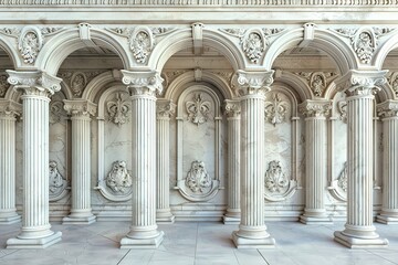 Obraz premium Palladian Architecture Wall Background