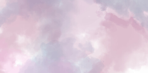 sun and cloud background with a pastel colored. Cloud and sky in pastel soft style for backgrounds. Beautiful summer sunlight with cloud scape colorful clear backdrop for wallpaper background. 