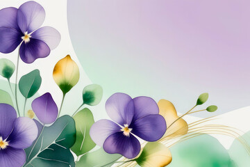 Wallpaper with transparent x-ray flowers.