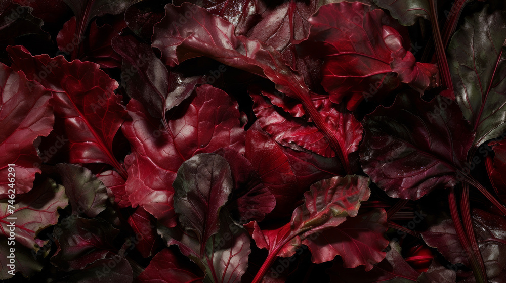 Poster from a tangle of tangled tangled beets rise majestic leaves ruffled and glossy surrounding the rubyr