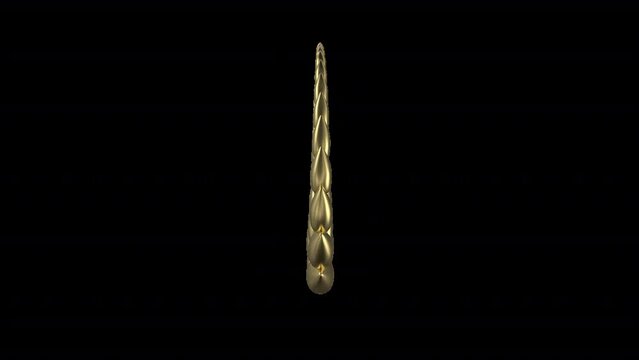 Laurel Award loop sprite with alpha. This 3D element with an alpha channel is loopable.