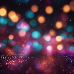 Abstract background with bokeh.
