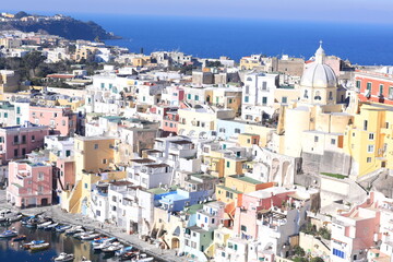 village on island  Procida