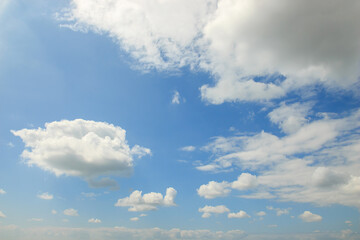 blue sky with clouds