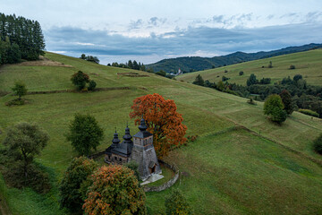 Dubne cerkiew, Jesień, Dolina Popradu, Małopolska, Poland, EU