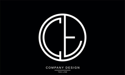 CT, TC Abstract Letters Logo Monogram Design