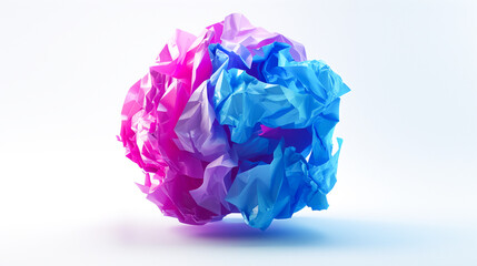 Crumpled paper ball, representing creative ideas