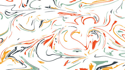 Obraz premium Vector Ink texture. Hand drawn marbling illustration. Lovely colorful design marbled. Art wet style 