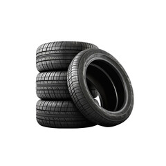 A Stack Of New car tires png