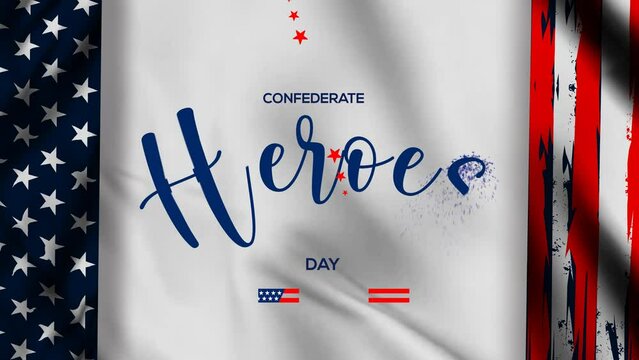 Animated confederate heroes' day. Confederate Memorial Day Honoring All Us Heroes	