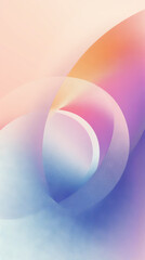 Abstract Pastel Swirls - Gradient Color Space Background