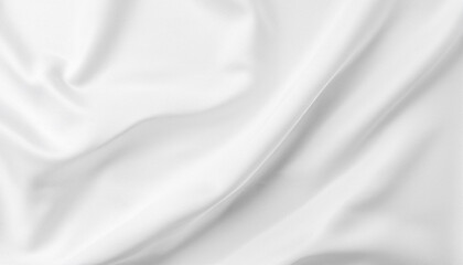 Obraz premium Texture, background, pattern. White cloth background abstract with soft waves