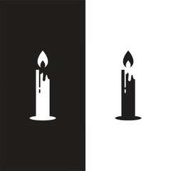 candle silhouettes for religion commemorative and party