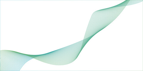 Modern glowing wavy blue lines with technology connection concept. Abstract technology lines mesh background. Abstract digital motion lines. Vector wave curve gradient pattern blend.