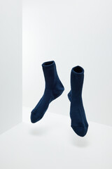 靴下　socks -ネイビー-