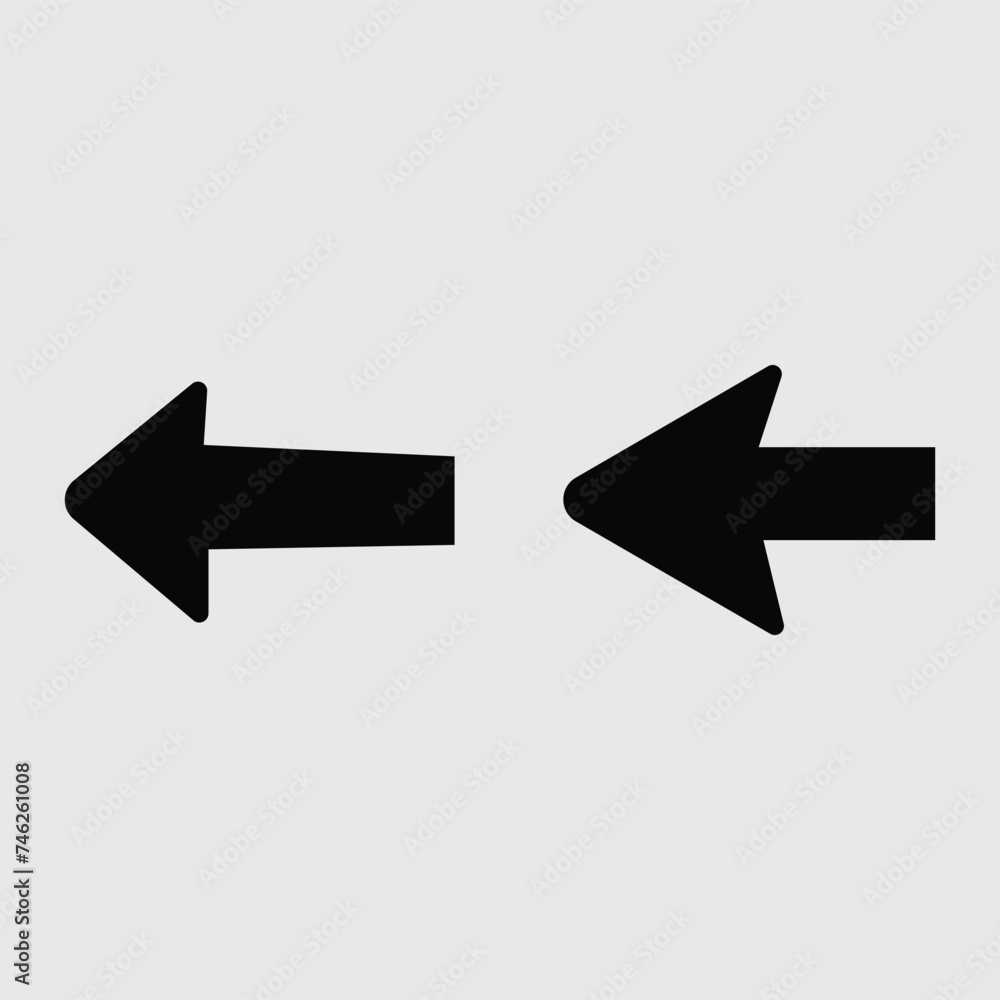 Aufkleber arrow icon vector for web and mobile app. arrow sign and symbol for web design. vector illustration.