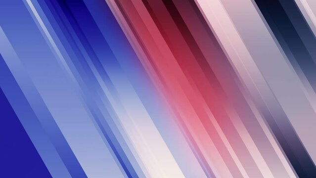Blue red background contemporary trendy abstract design with rectangular shapes and gradients in minimal, elegant composition