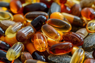 Vitamins & Supplements  - obrazy, fototapety, plakaty