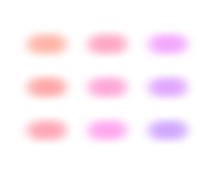 カラフルな水彩風フレーム素材