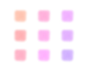 カラフルな水彩風フレーム素材