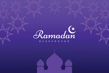 Creative Ramadan kareem greeting background vector template. Greeting Card design, Mosque Background.