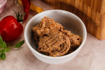 Liver Pate spread in the bowl