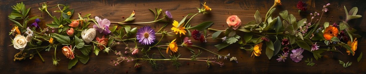 Edible flowers and herbs delicate and flavorful culinary arts