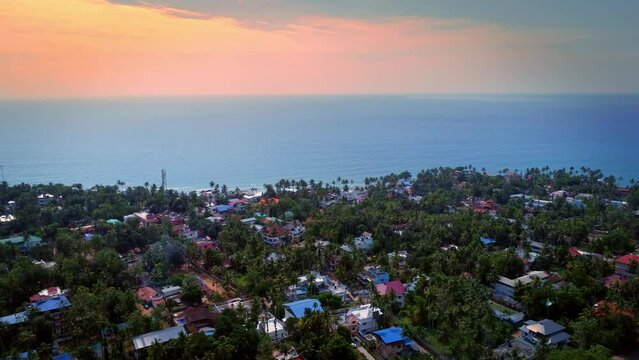 Aerial view of Coorg is one of those destinations that tourists visit throughout the year. Egale view of coorg.