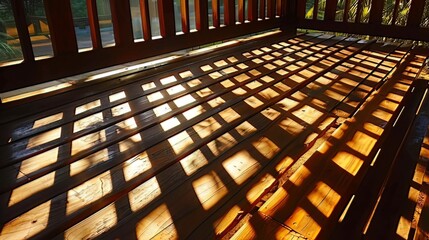 Play of Shadows: Photographs highlighting the interesting patterns and shapes created by sunlight's...